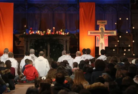 Prière à Taizé